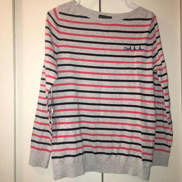 Banana Republic Sweaters - Banana republic striped pullover sweater